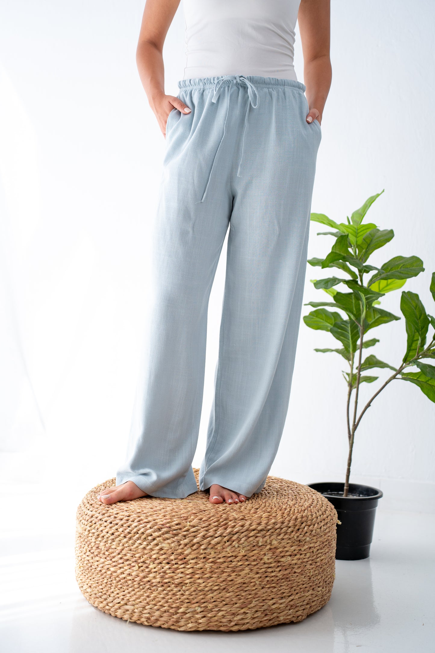 Baby blue pants
