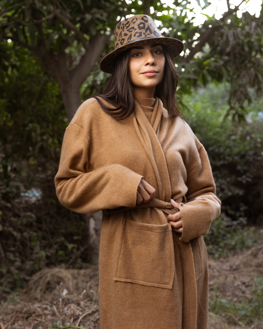 Camel winter coat