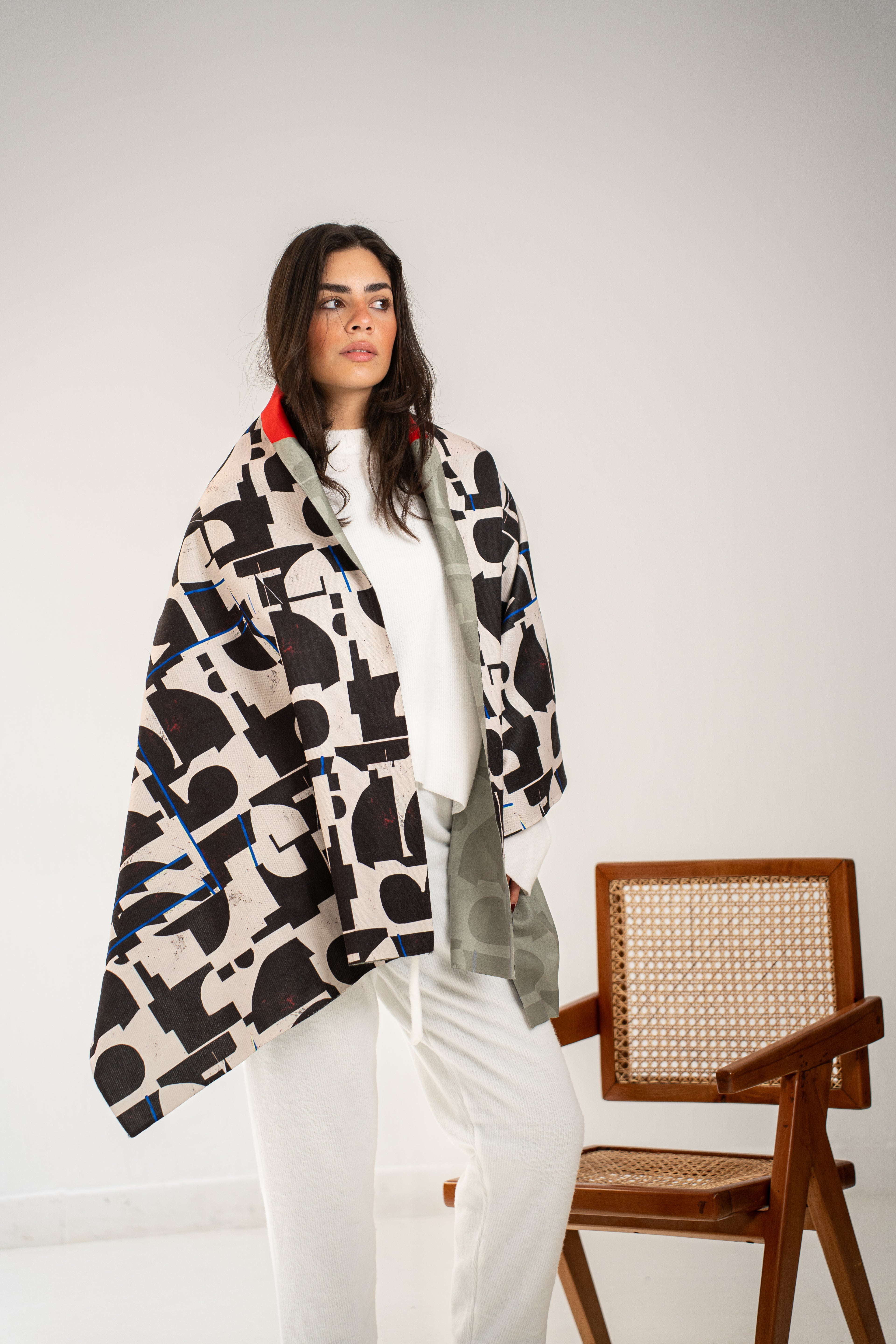 Red point scarf