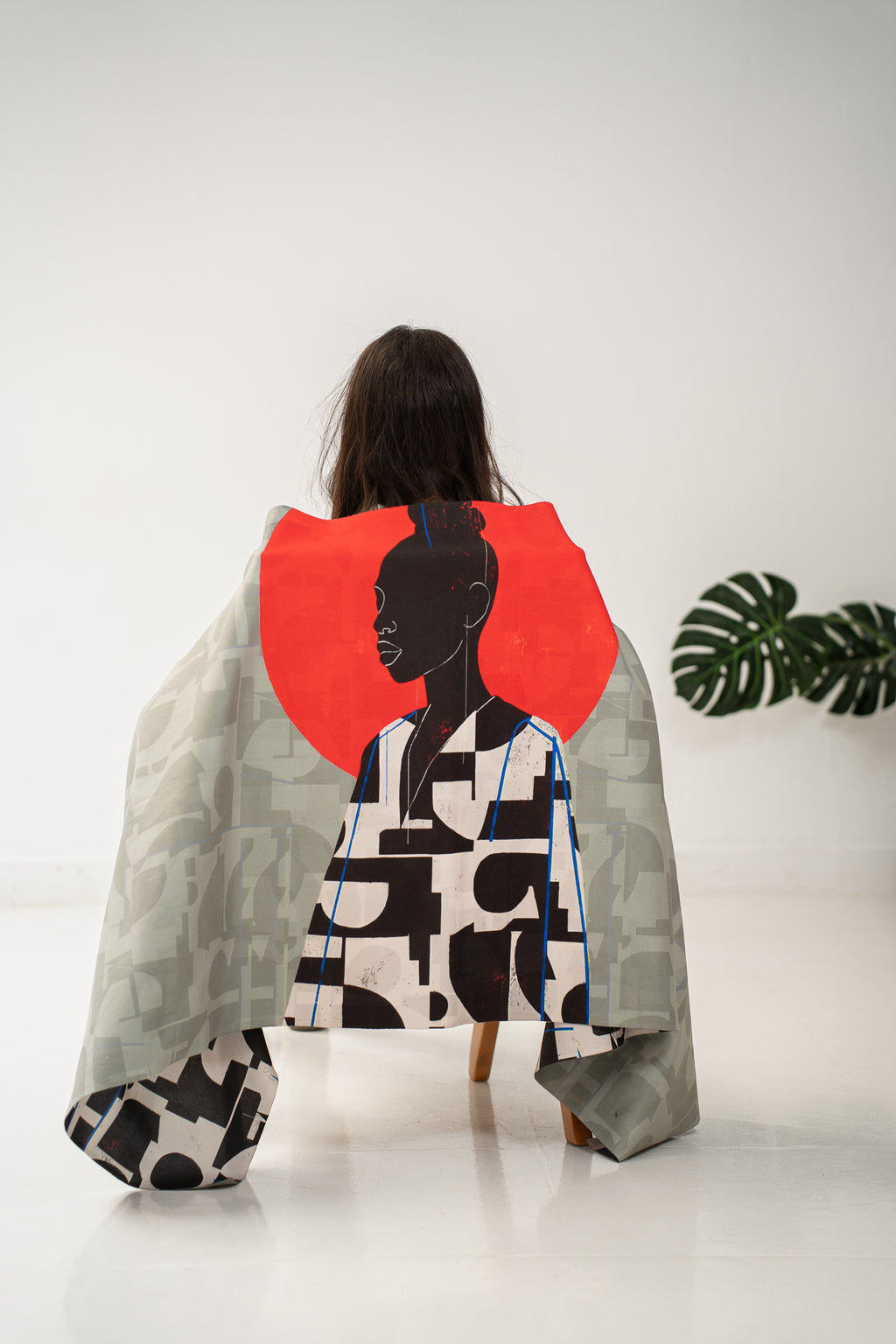 Red point scarf
