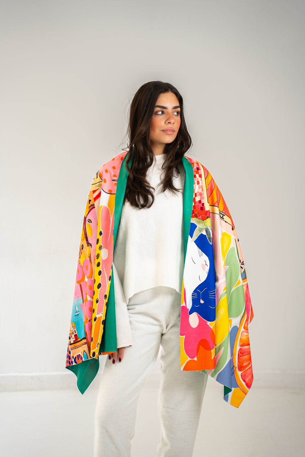 Solar charm scarf