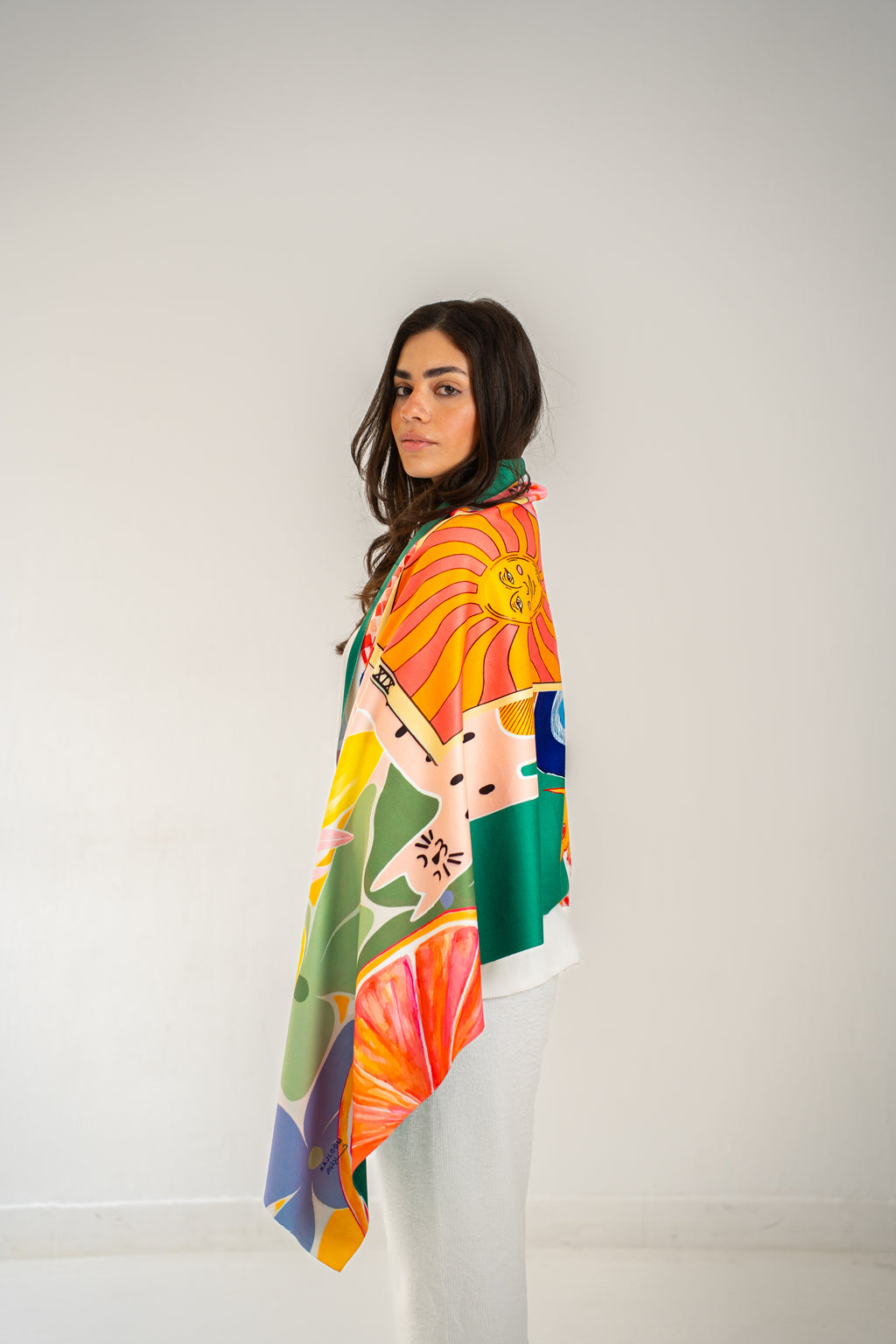 Solar charm scarf