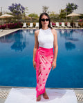 Pink Polka dots cover up