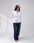 White poplin shirt