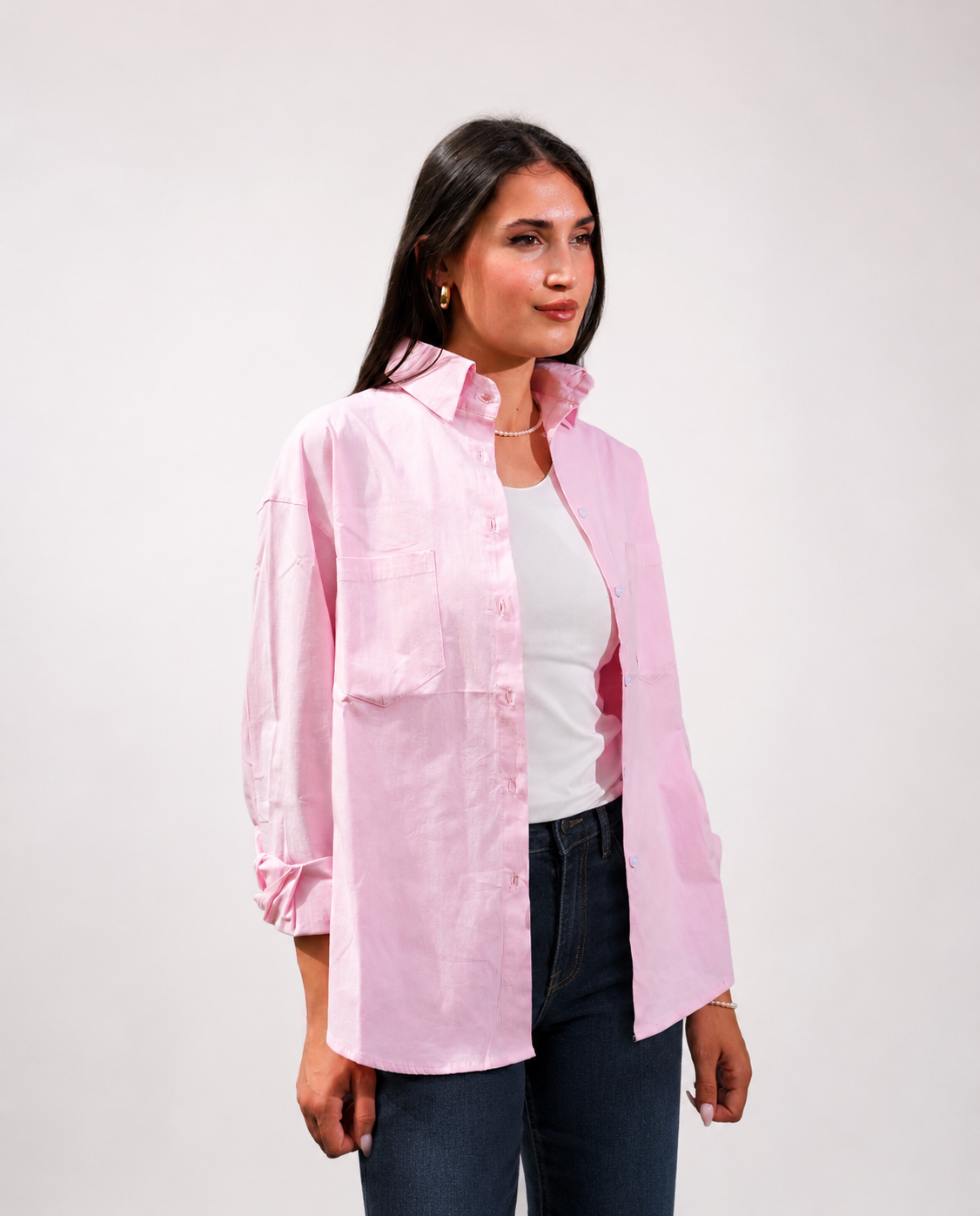 Pink Poplin shirt