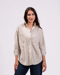 Beige poplin shirt