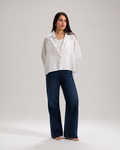 White linen shirt