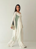 Olive natural kimono