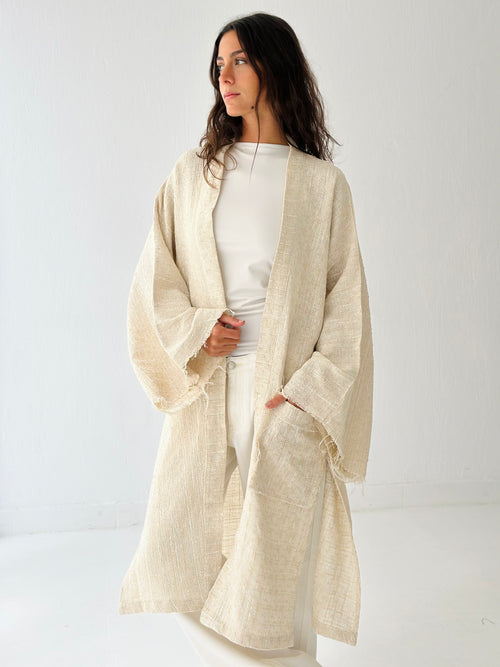 Beige kimono
