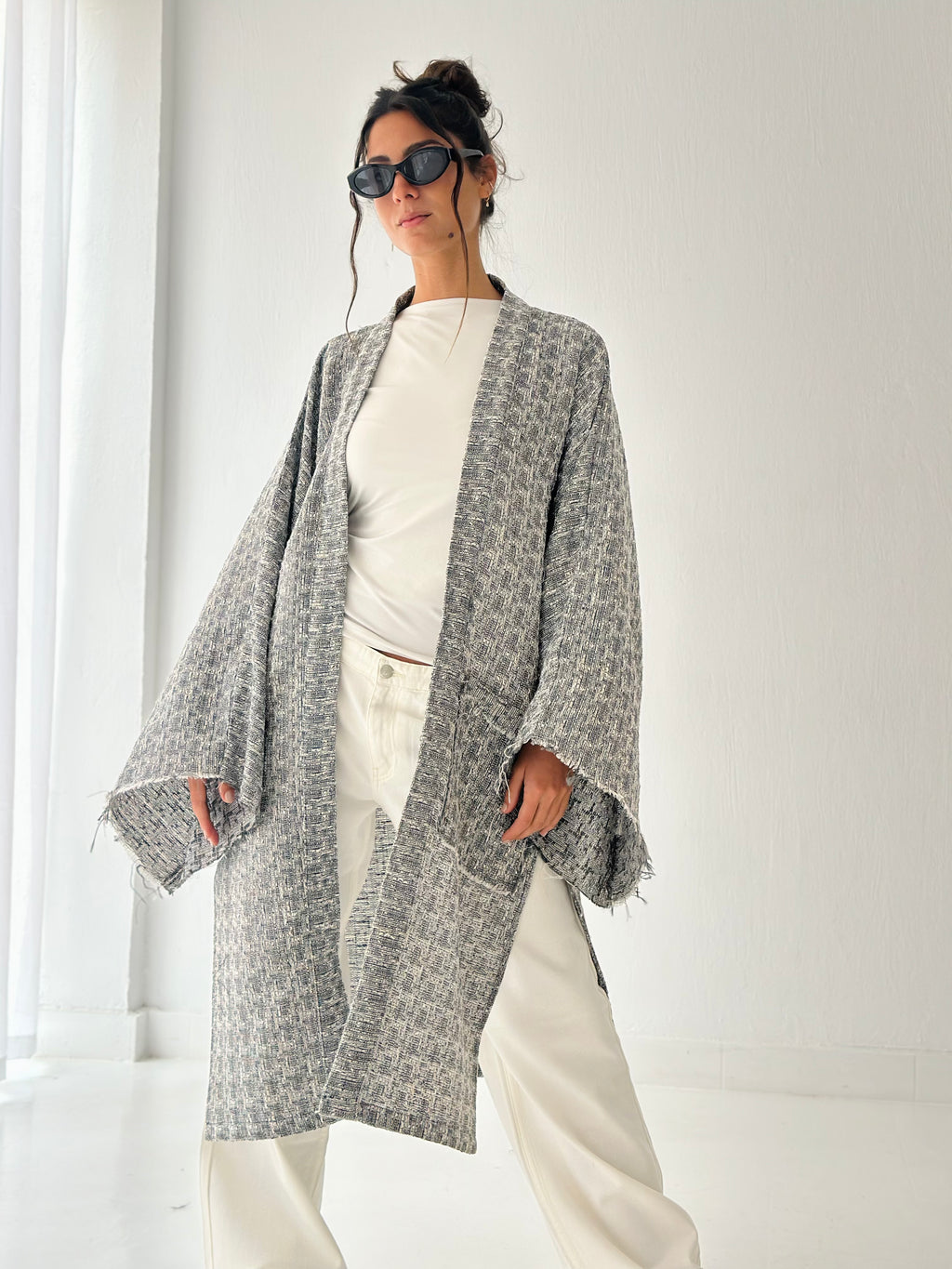 Grey kimono