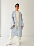 Baby blue kimono
