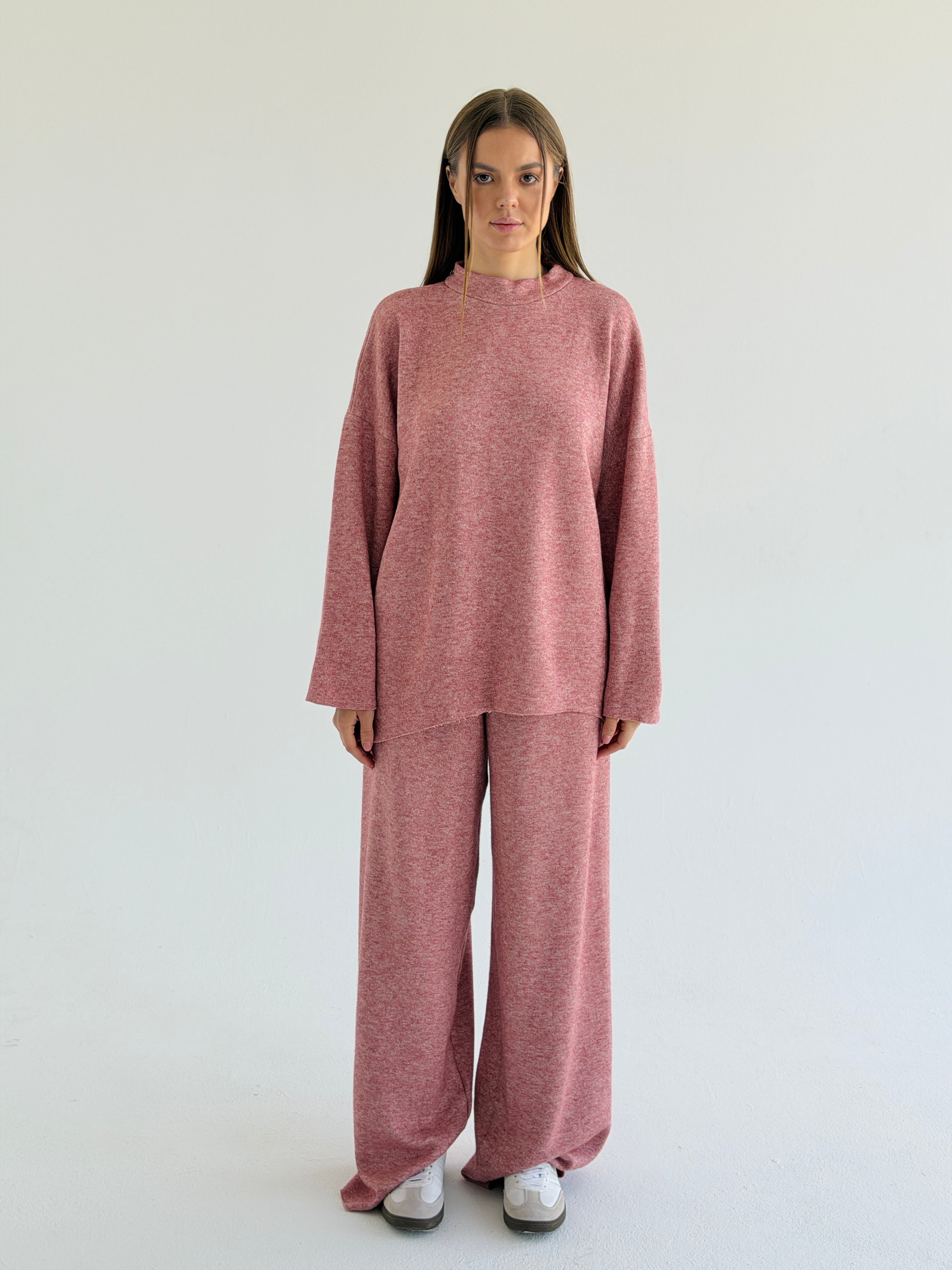 Double face winter set - Hot pink