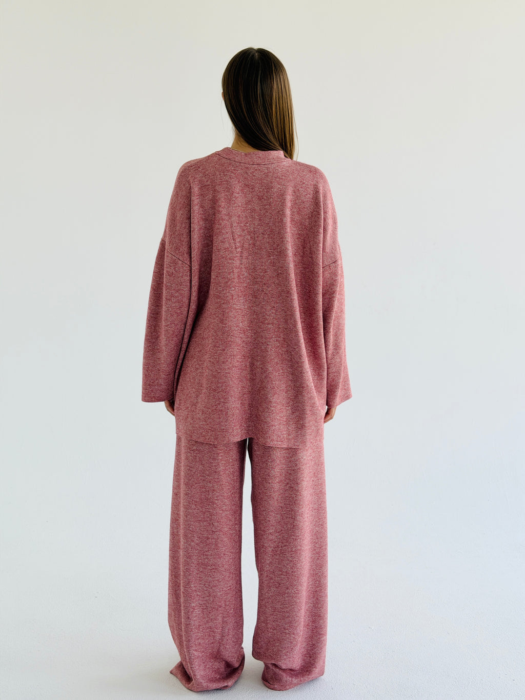 Double face winter set - Hot pink