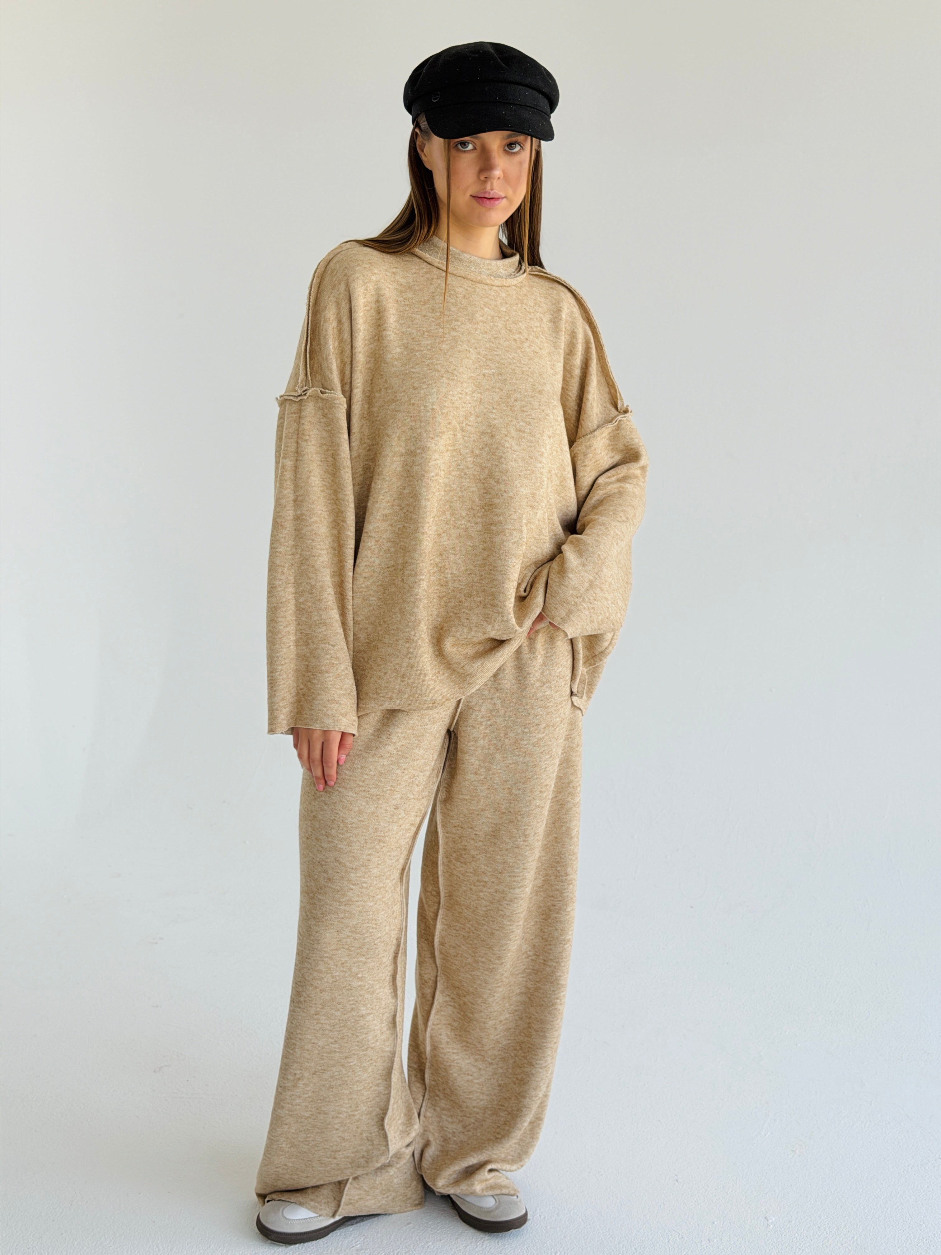 Double face winter set - Beige