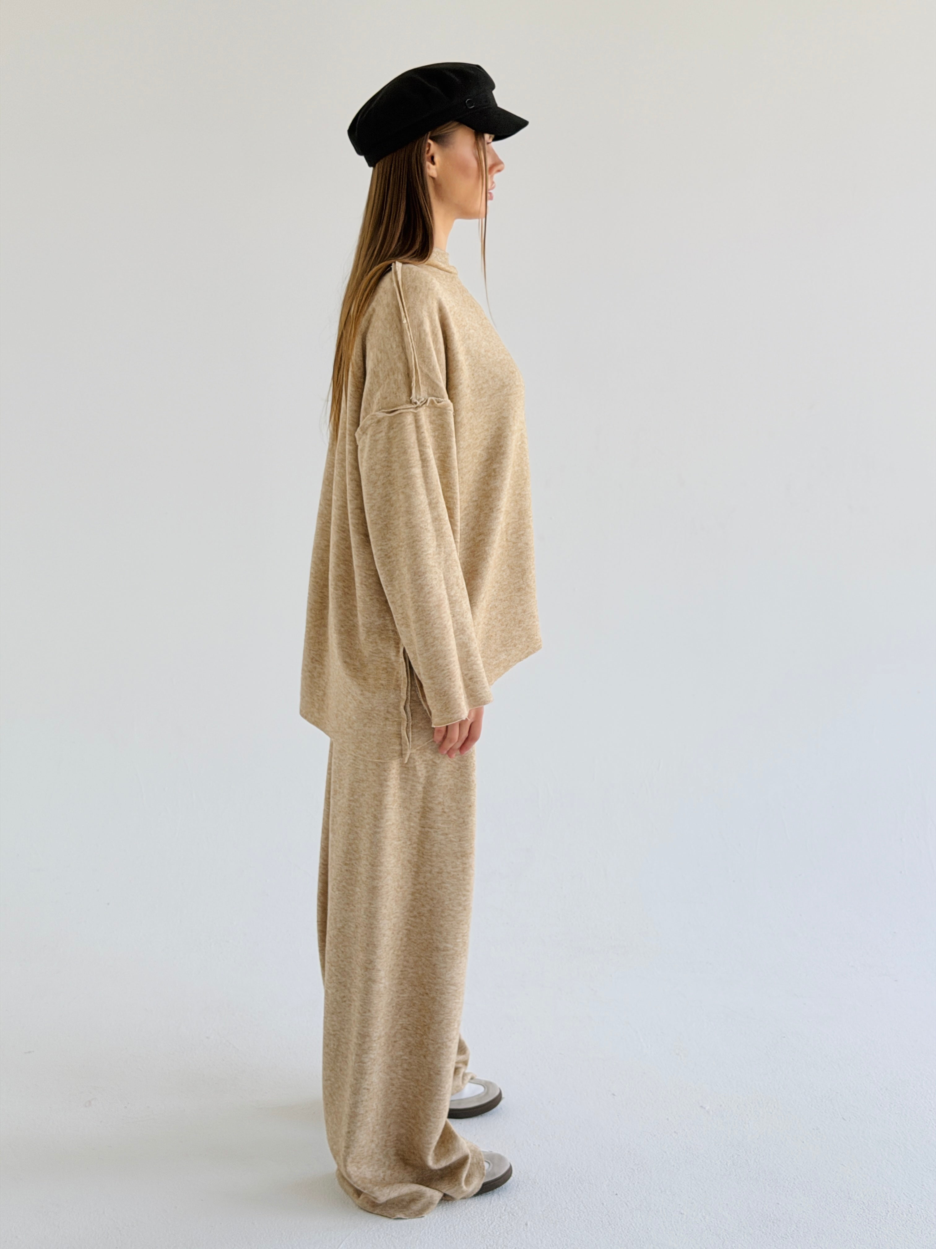 Double face winter set - Beige