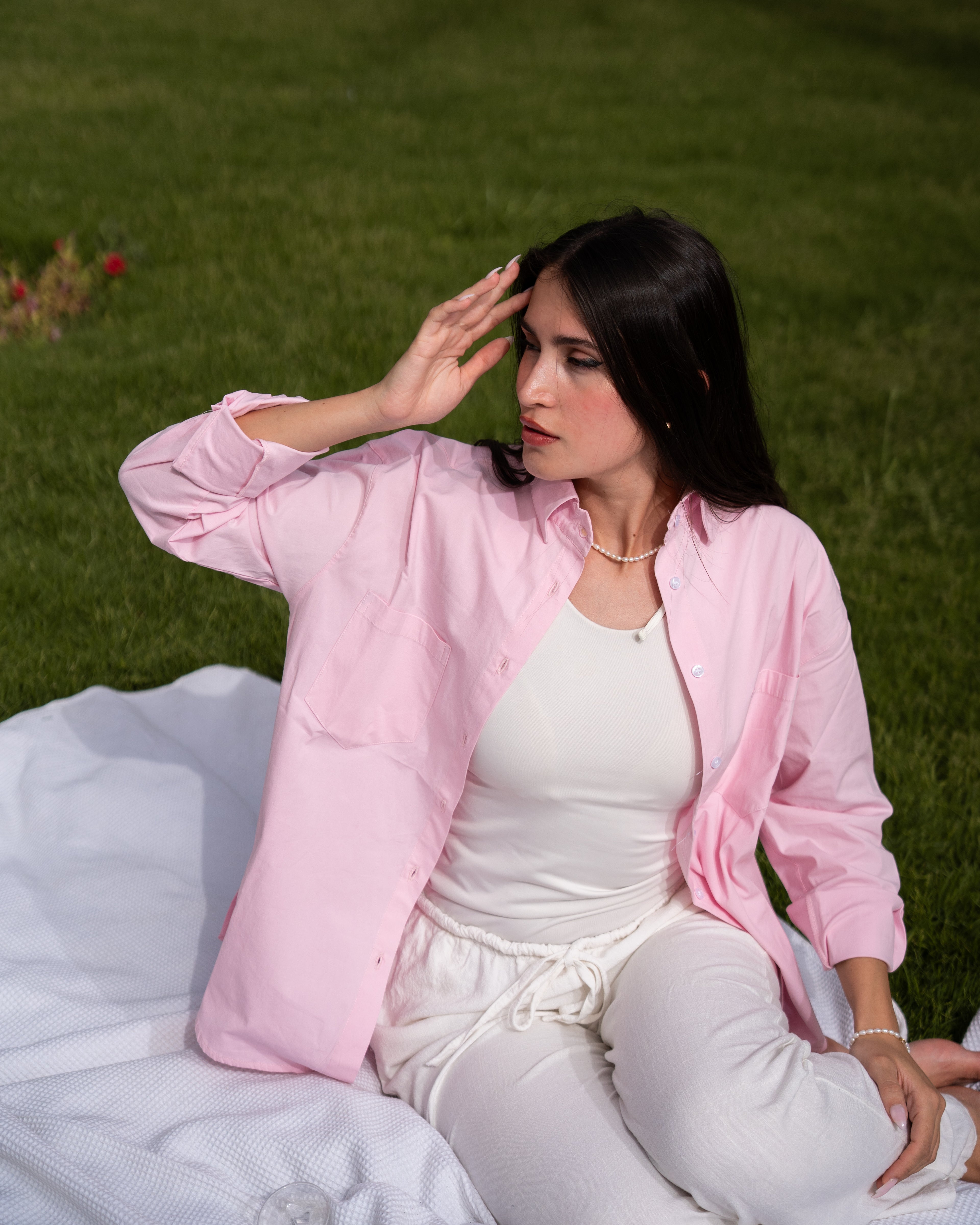 Pink Poplin shirt