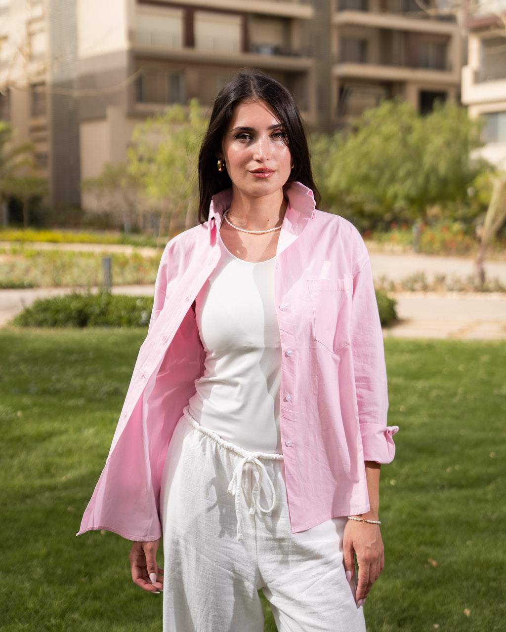 Pink Poplin shirt