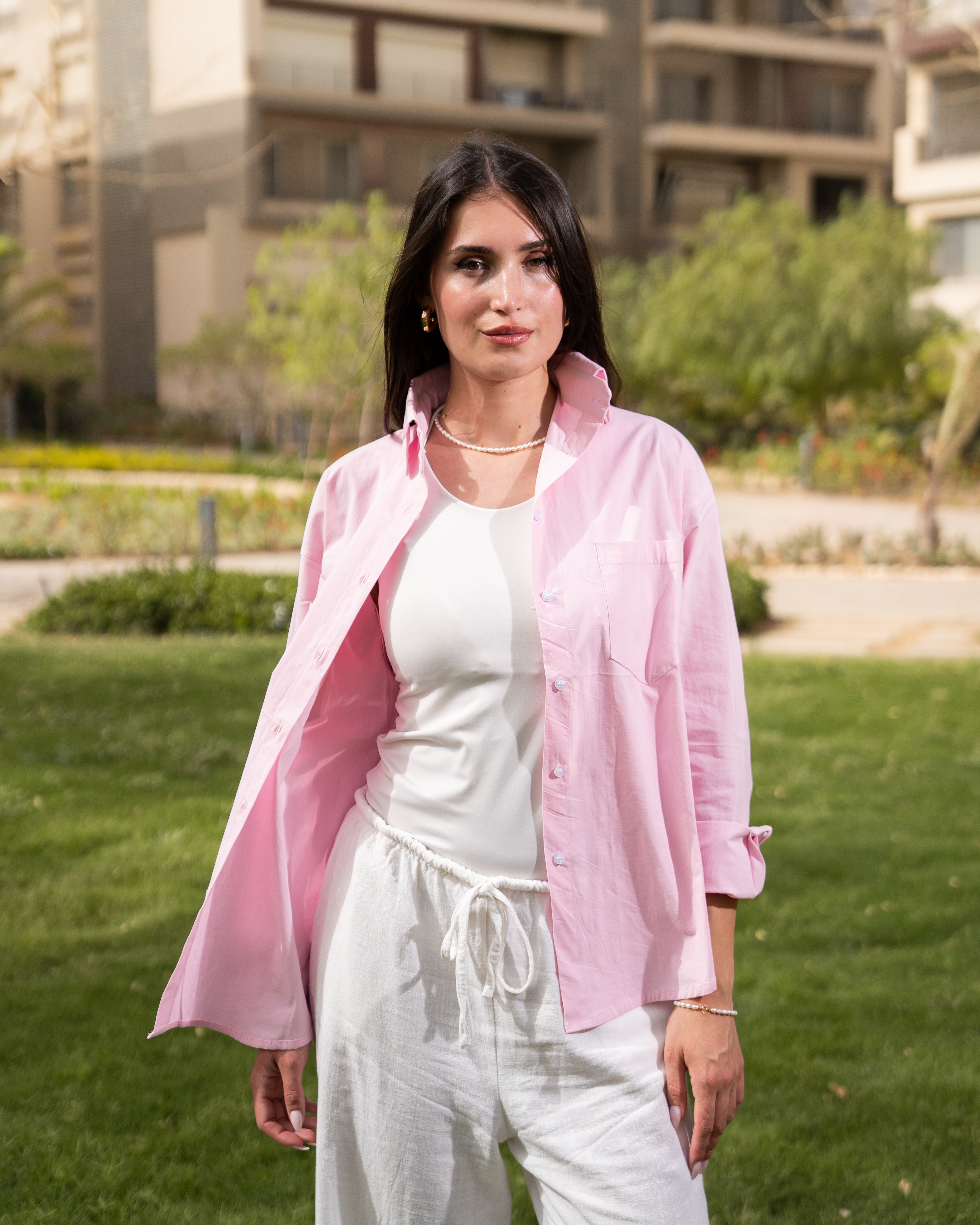 Pink Poplin shirt