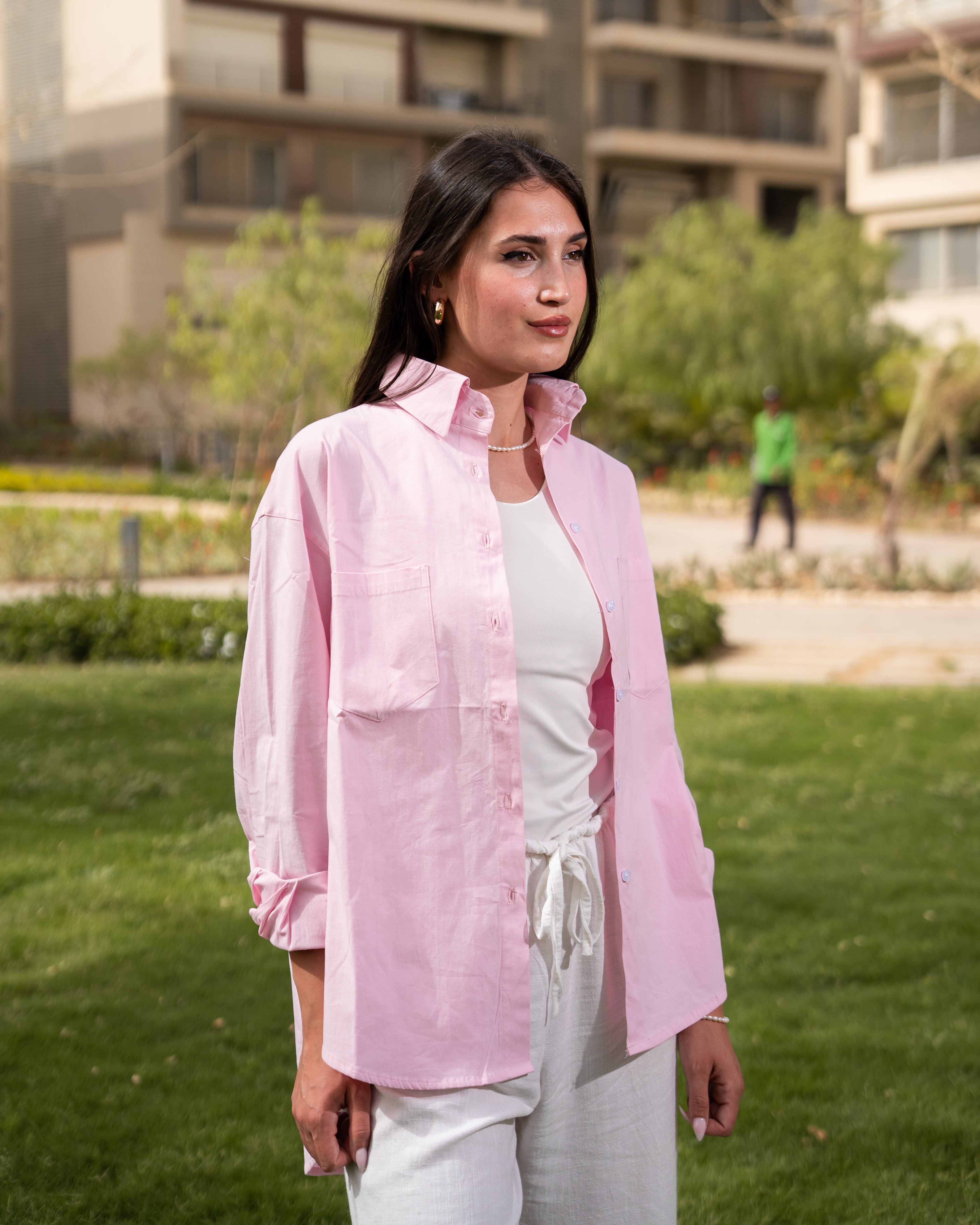 Pink Poplin shirt
