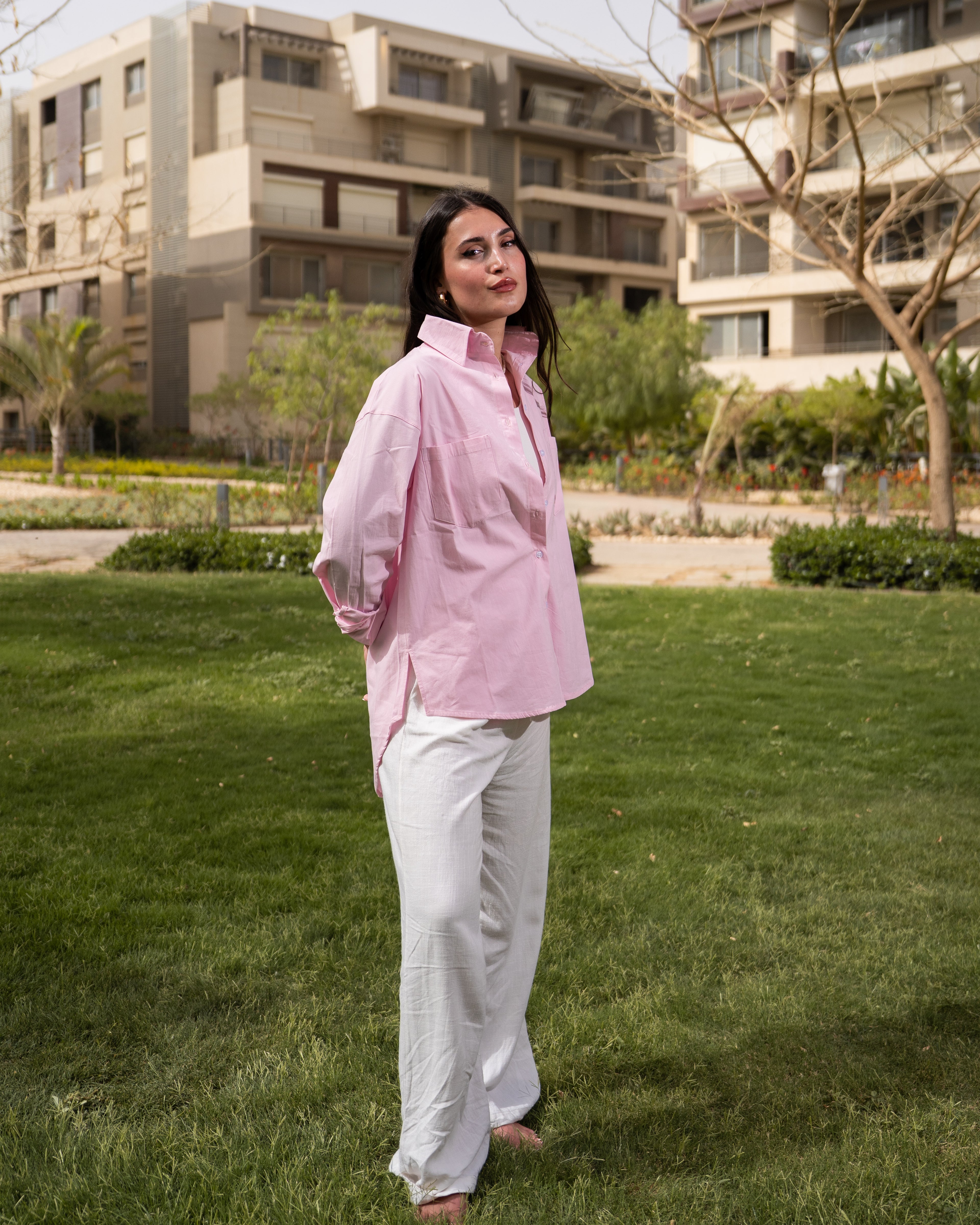 Pink Poplin shirt