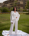 White linen shirt
